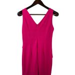 Women’s FQA Small Magenta Evening Dress with Ruffled Knot Design Pink Size undefined Photo 4