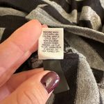 EXPRESS  Striped Sweater Dress XS Black Gray Long Sleeve‎ Y2K Bodycon Mini Photo 7