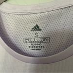 Adidas  Fitted Lilac Purple Short Sleeve Aeroready RunningTee Breathable sz Small Photo 2
