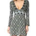 Torn By Ronny Kobo Ronny Kobo Oriana elephant jacquard knit mini dress size XS extra small Photo 0