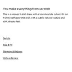 Aritzia  The Group Allay Linen Dress Jni St Glmr /White Photo 9