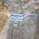 Foxcroft  Beige and Pink Patterned Blouse Photo 2