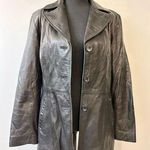 Siena Studio Black Leather Jacket Size Small Photo 0