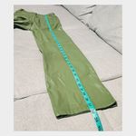SheIn Faux Leather Pants Size XXS Petite Olive Green Photo 9
