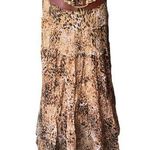 Inc international Concept Tiered Cotton Maxi Skirt, Sz M (Belt sold separately) Photo 0