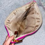 Kate Spade  Canvas Striped Zipper Travel Bag Photo 4