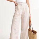 Abercrombie & Fitch Linen Blend Stripe Trouser Pants Photo 0