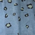 easel  Blue Animal Print Sweatshirt Women’s Small Photo 3
