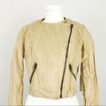 Forever 21 NWOT Cropped Faux Suede Moto Jacket | Size S Photo 1