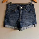 No Boundaries  Dark Wash High Rise Jean Shorts | Size: 7 Photo 1