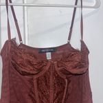 Urban Outfitters Brown Corset Dress Photo 3