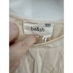 Ba&sh Top Women XS Cream Ivory Ruffle Sleeveless Fina Minimalist Flowy Back Photo 3