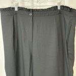 City Chic NWT Black Frill Waist Pants Size XL/22 High Rise Wide Leg Work Office Photo 4