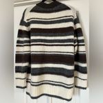 Everlane THE SUPERFUZZ ALPACA striped CARDIGAN size xxs Photo 2