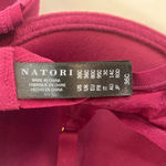 Natori Burgundy Lace Trim Full Coverage Underwire Bra 36C Photo 3