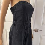 Anthropologie Pilcro Strapless Polished Wide-Leg Denim Jumpsuit Photo 11