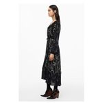 ZARA NWT  A/W 2022 Collection Floral Belted Midi Dress XS Photo 9