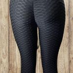 Scrunched up butt lifting leggings TikTok yoga pants Black Size M Photo 0