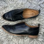 Frye Grace CVO black leather oxford flats women’s size 7 Photo 1
