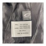 Kenneth Cole  Black Trench Coat Sz L Photo 2