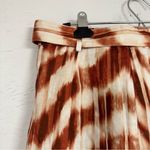 Banana Republic  Orange & Cream Tie Dye Dressy Shorts Womens 10 Pleated Belted Photo 3