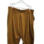 Athleta  Mustard Yellow High Rise Pull On Casual Athleisure Ankle Pants Size 22 Photo 2