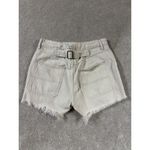 Free People we the free cream cut off shorts carpenter style 26 buckle back Boho Photo 1