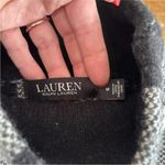 Ralph Lauren Lauren  Sweater Womens Medium Black White Buffalo Plaid Soft Photo 10