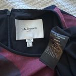 LK Bennett L.K. Bennett Knee-Length Dress Crew Neck 100% Silk Size 6 Medium Photo 2