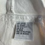 Jordache  Vintage White 9/10 Overall‎ Dress Denim Jean Zip Up Photo 4