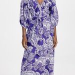 Mara Hoffman 💕💕 Fila Dress ~ Purple with White Abstract Print Small S NWT Photo 4