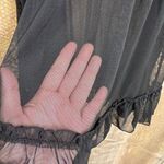 Rene Rofe Black Sheer Push Up Babydoll Lingerie Nighty Medium NWT Size undefined Photo 3