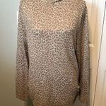 BeachLunchLounge Stina Womens Size Large Cheetah Leopard Thin Sweater Winter NEW Photo 0