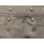 Perry Ellis Women’s  Preppy A Line Wool Mini Skirt Brown Medium Business Casual Photo 3