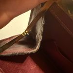 Etienne Aigner Vintage 60s 70s Leather Envelope Bag Clutch Leather Brass Photo 7