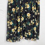 Torrid  Black Yellow Floral Ruffled Mini Dress Womens 2X Spring Casual Beachy Photo 3