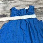 Madewell  Denim Blue Button Front Vest Crop tank Top Fitzgerald Wash Size XS #130 Photo 8