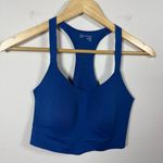 Aerie Offline by Real Me Hold Up! Racerback Sports Bra in Blue Size M Photo 4
