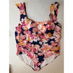 Kona Sol kona soul one piece swim suit blue and. pink floral womens 24 Photo 2