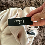 Lulus  satin cowl neck low back champagne pink spaghetti strap midi dress size xs Photo 8