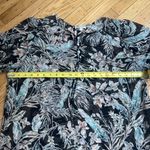 Status by Chenault floral chiffon blouse XL Black Photo 3