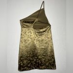 Dolls Kill Motel Womens Perona Dress Gold One Shoulder Coquette Party Dress Sz M Photo 3
