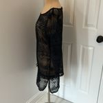 Ralph Lauren Black Crochet Lace Tunic Cover Up Photo 2