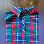 Vintage Cricket Lane Plaid Blouse Women’s size MD Red Size M Photo 2