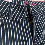 Wrangler Premium MAE Women's size 1 Stretch Denim Shorts Blue Pin Striped Photo 6