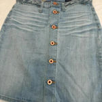 AG Adriano Goldschmied Adriano Goldschmied‎ Button Front Denim Skirt Photo 3