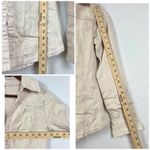 Free People  Women’s Denim Light Pink Wash Snap Front Shaped Western Jacket Sz S Photo 7