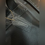 Coach Vintage Sonoma Drawstring Black Pebbled Leather Backpack Photo 6