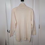 Jeanne pierre Vintage  Angora Wool Blend Knit Turtle Neck Sweater Medium Cream Photo 1