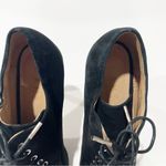 L.A.M.B. Isabella Black Suede Leather Stiletto Booties Size 9 Photo 3